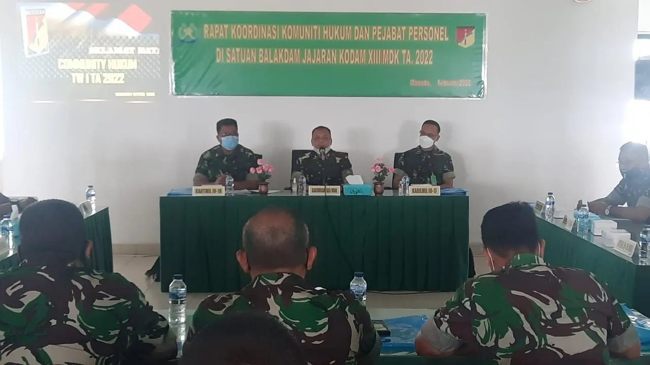 KUMDAM XIII/MERDEKA MENGELAR RAPAT KOMUNITI HUKUM TA.2022